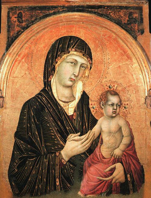 Simone Martini Madonna and Child   aaa oil painting picture